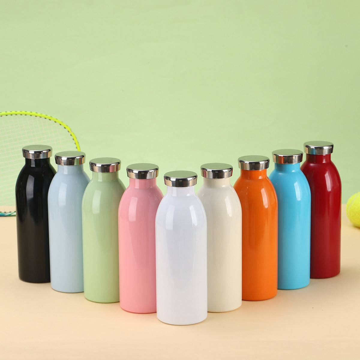 Damen Edelstahl Sport Trinkflasche Karnz
