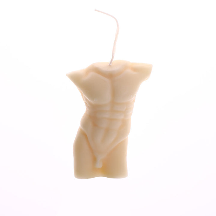Skulpturaler weiblicher Torso Duftsojawachskerze