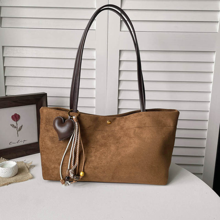 Wildleder Schulter Tote Bag Karnz