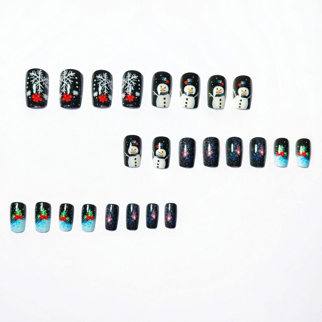 Winterliche Nagelkunst Karnz