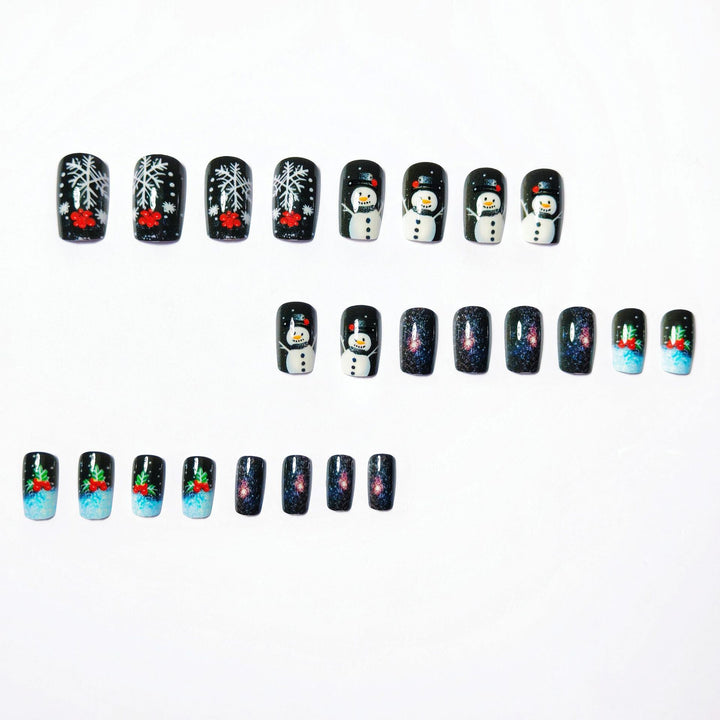 Winterliche Nagelkunst Karnz