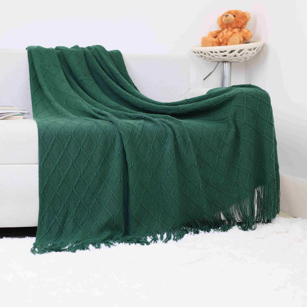 Luxuriöser strukturierter Strickschal Karnz