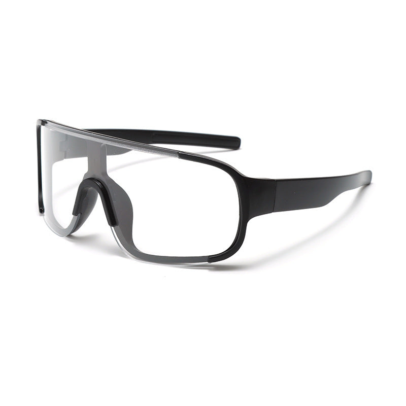 Damen Sportliche Shield-Sonnenbrille Karnz