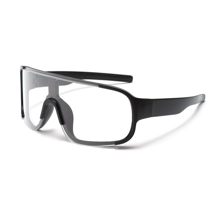 Damen Sportliche Shield-Sonnenbrille Karnz