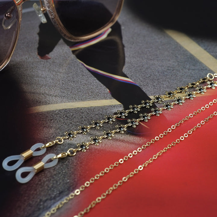 Floral Chain Brillenhalter Karnz