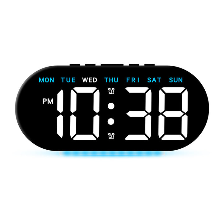 Digitaler Wecker mit Großem Led-Display und Multifunktionaler Anzeige Karnz