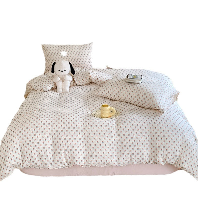 Mull-Baumwolle Baby-Wickeldecke Set mit Panda-Print und atmungsaktiver Gaze-Schicht
