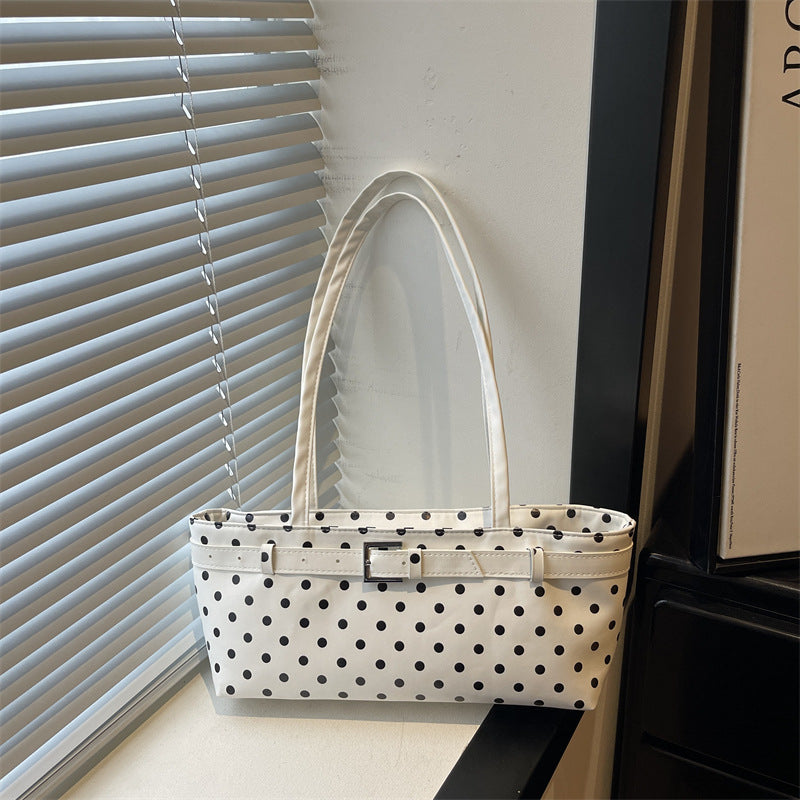 Polka Dot Mode Schultertasche