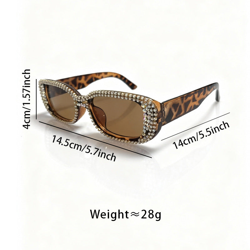 Rhinestone-besetzte modische Sonnenbrille Karnz