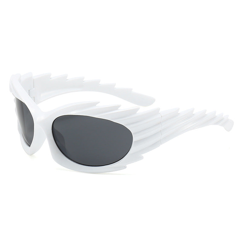 Damen sportliche und stylische Sportsonnenbrille mit innovativem Design Karnz
