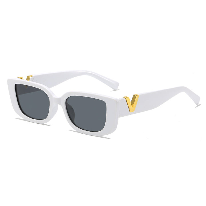 Stylische Quadratische Rahmen Sonnenbrille Karnz