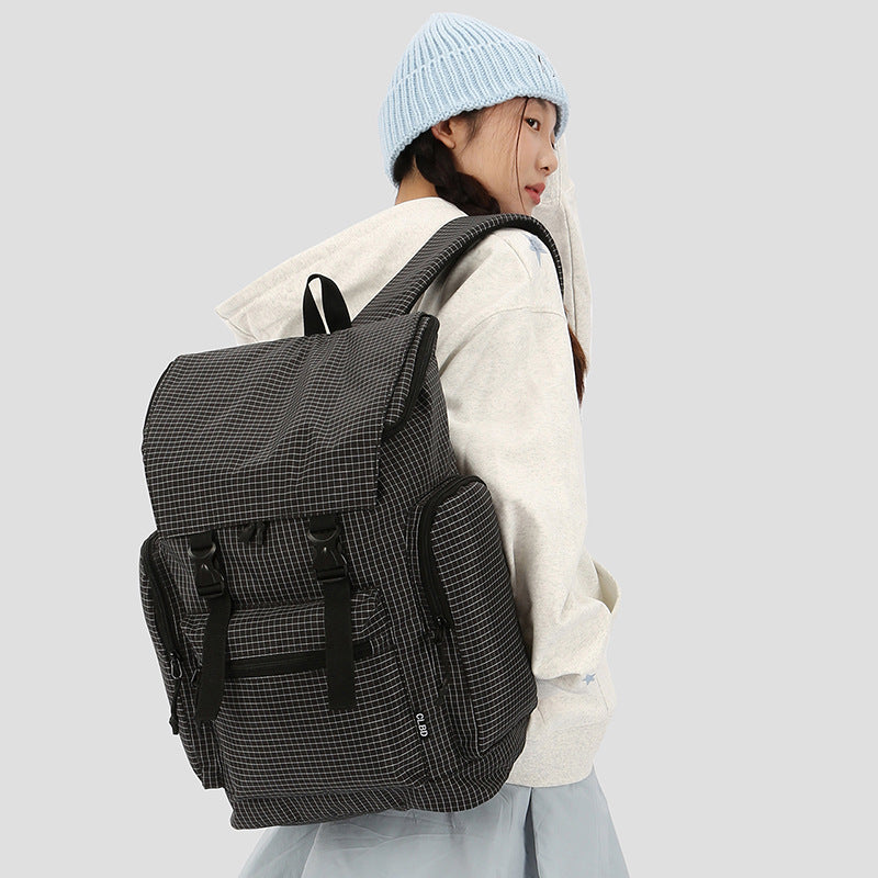 Vielseitiger Multi-Funktions-Rucksack mit Gittermuster Karnz