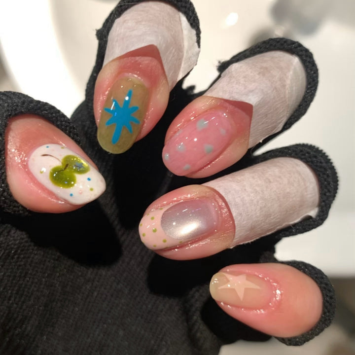 Verspielt Entworfen Press-On Nagelset