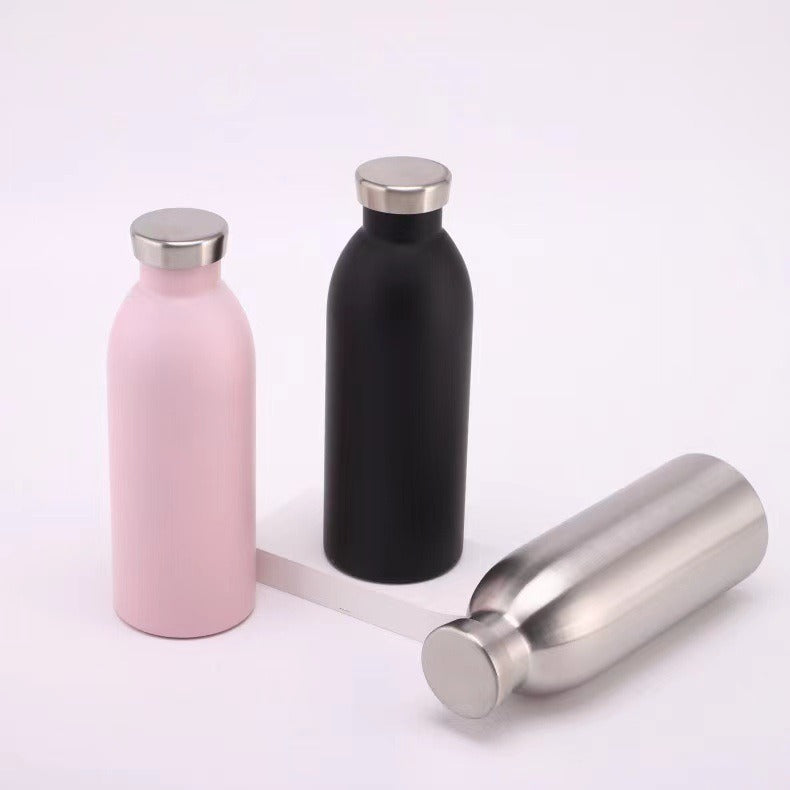 Damen isolierte Edelstahl Trinkflasche mit ergonomischem Design Karnz