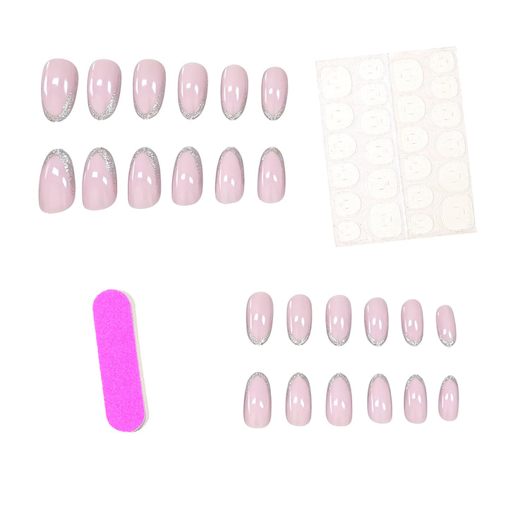 Elegante Glitzer-besetzte Gel-Nagelverstärkungen Karnz