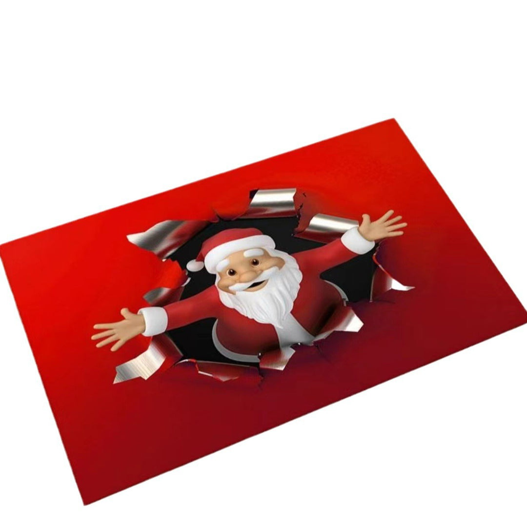Weihnachtlich dekorierte Eingangsbereichmatte Karnz
