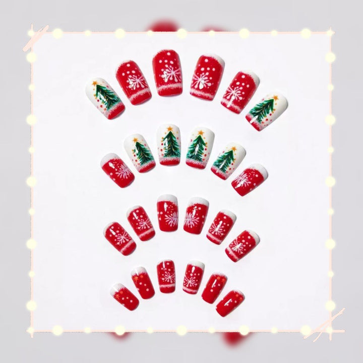 Kreative Weihnachtskunstnägel Karnz