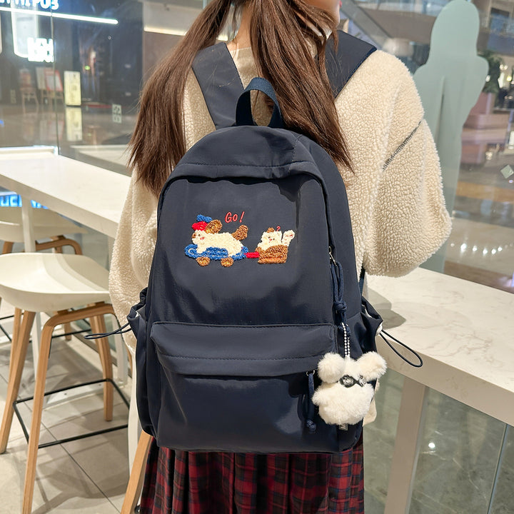 Verspielter Bestickter Rucksack Karnz