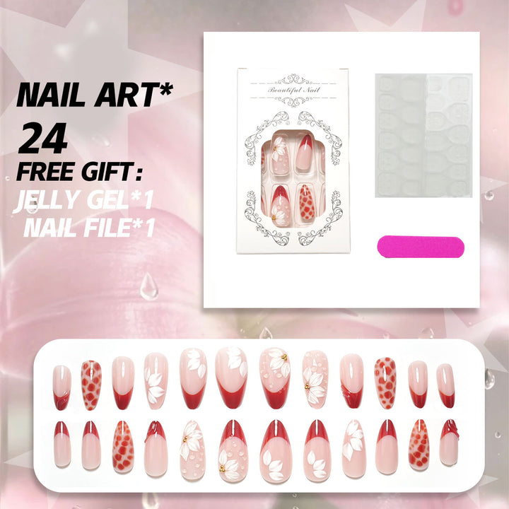 24-teiliger künstlerischer Nageldekorationssatz