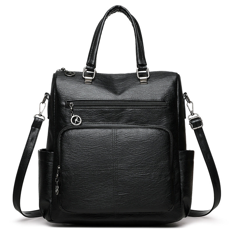 Stilvoller Multi-Funktions-Leder-Rucksack Karnz