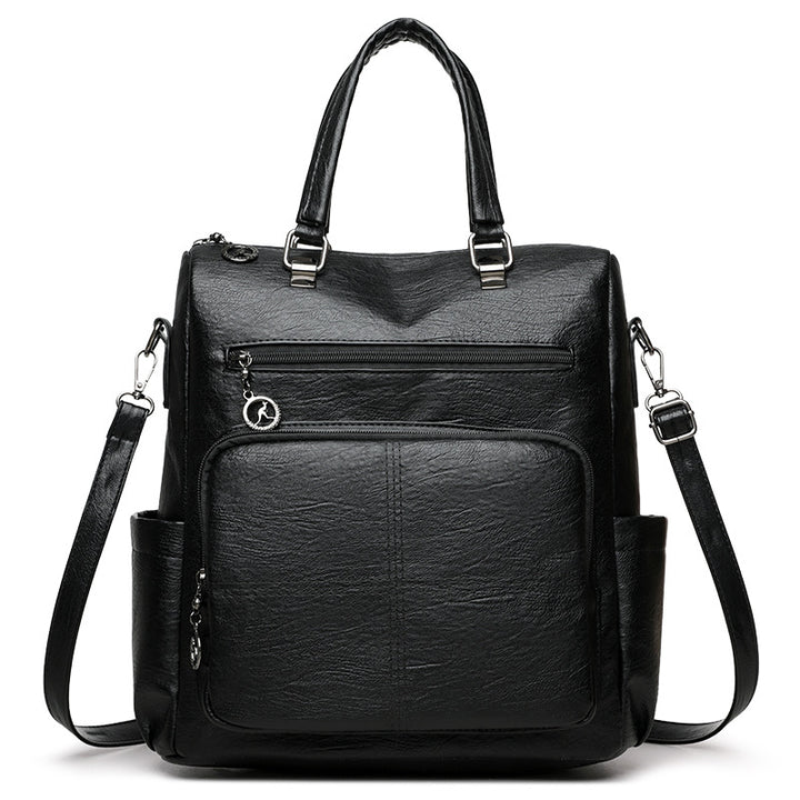 Stilvoller Multi-Funktions-Leder-Rucksack Karnz