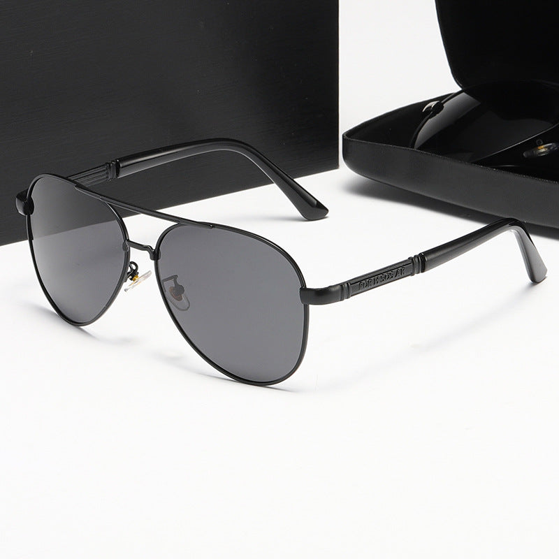 Damen Elegante Piloten-Sonnenbrille mit hochwertigen Polarisationsgläsern Karnz