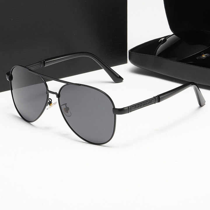 Damen Elegante Piloten-Sonnenbrille mit hochwertigen Polarisationsgläsern Karnz