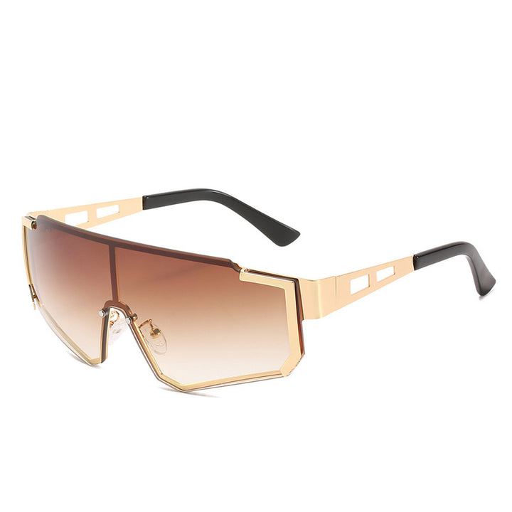 Damen futuristische Oversized Sonnenbrille Karnz