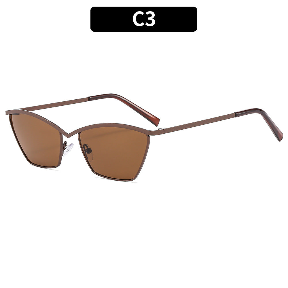 Stylische Katzenaugen-Fashion-Sonnenbrille