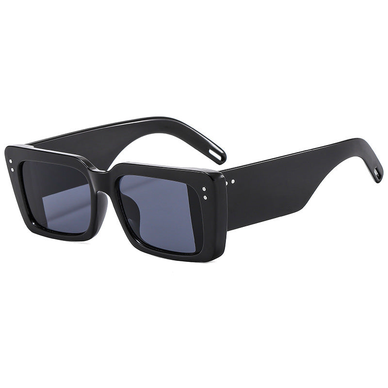 Damen Modische quadratische Sonnenbrille mit eleganter Rahmenstruktur Karnz