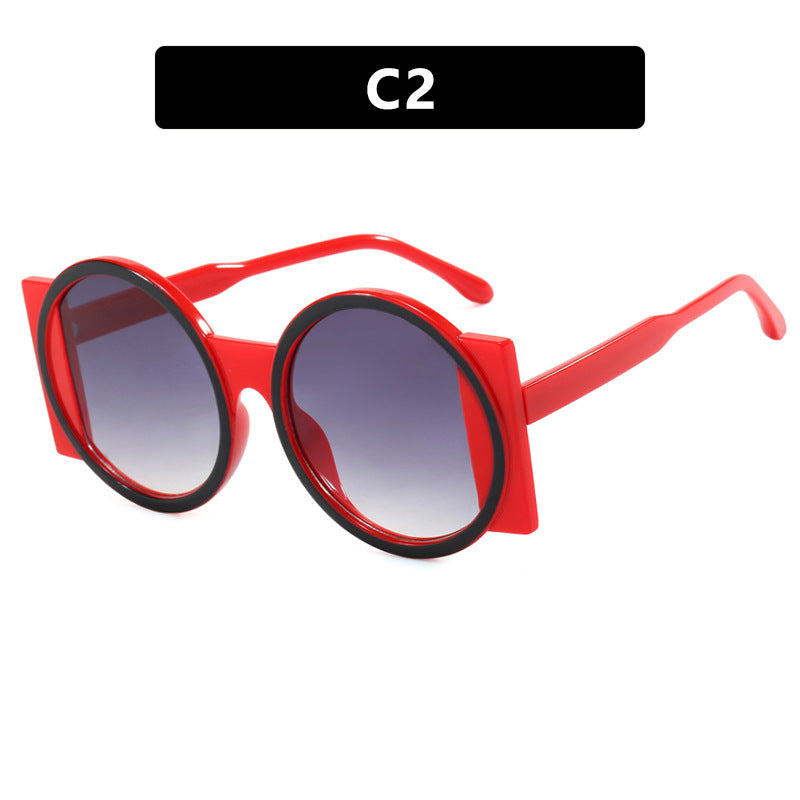 Damen oversized Sonnenbrille mit eckigem Rahmen und UV-Schutz Karnz