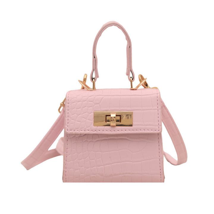 Elegante Kroko-Prägung Handtasche