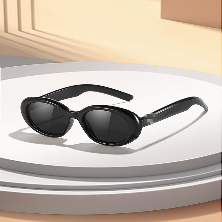 Retro Ovale Sonnenbrille Karnz