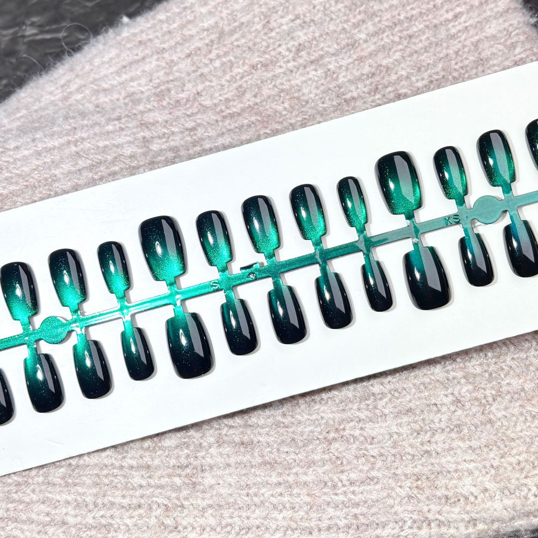 Premium Glänzende Press-On Nagelset