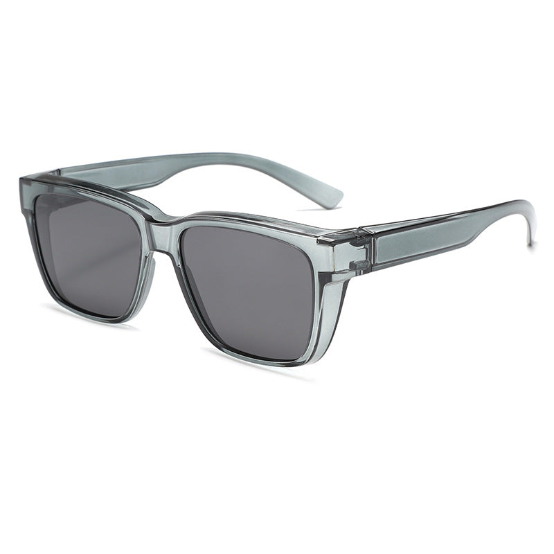 Damen moderne quadratische Sonnenbrille mit robustem Rahmen Karnz
