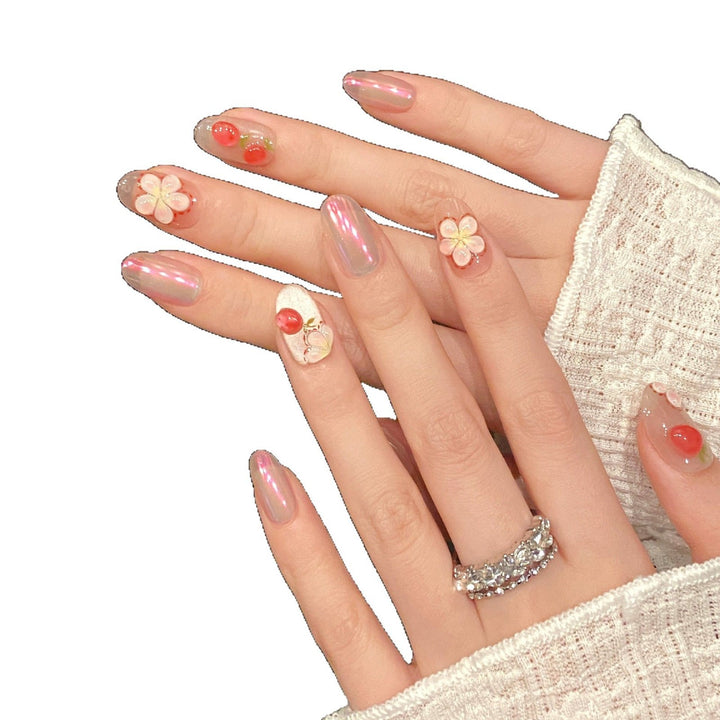 Künstlerisches Press-On Nail Set Karnz