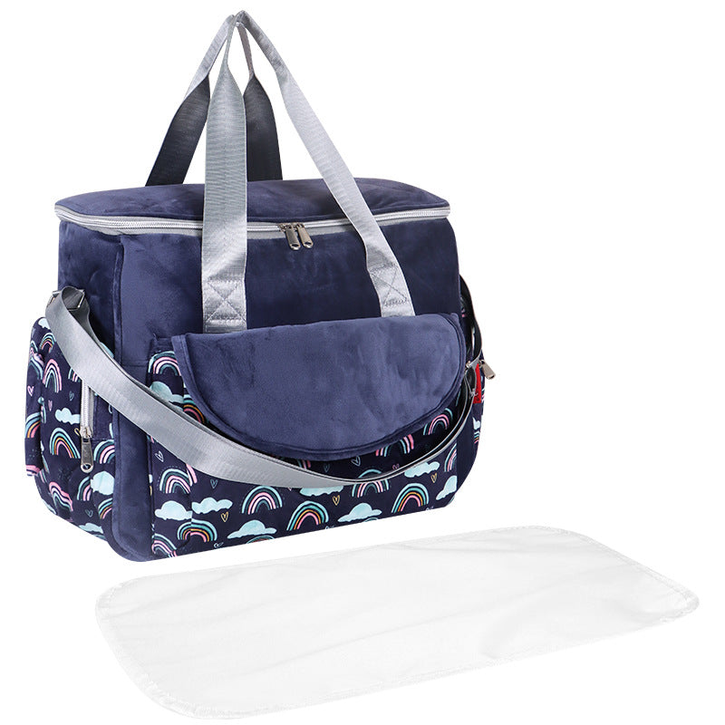 Wickeltasche mit Organisierten Fächern und Abnehmbarem Wickelunterlage Karnz