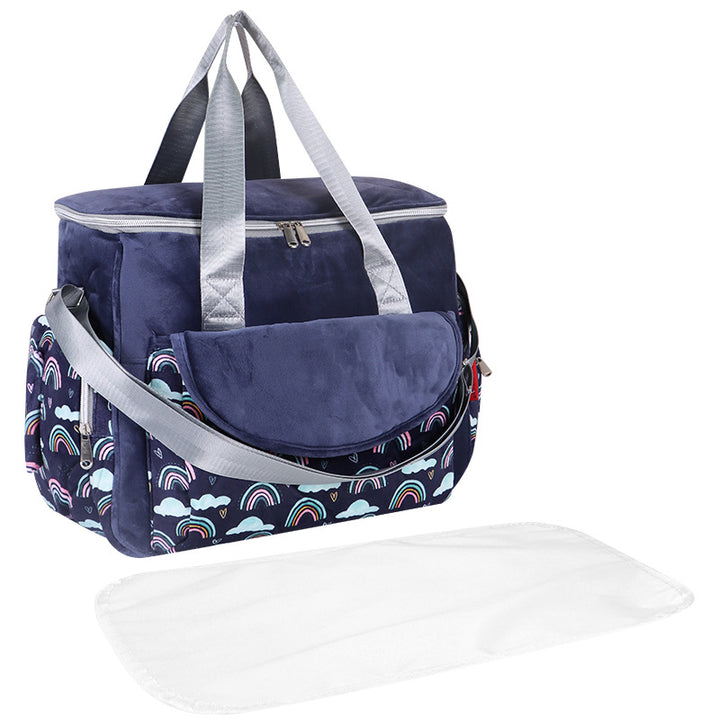 Wickeltasche mit Organisierten Fächern und Abnehmbarem Wickelunterlage Karnz