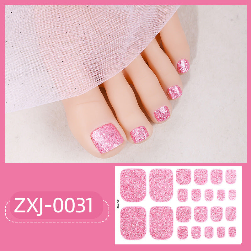 Premium Glitter Fußnagelabdeckungen