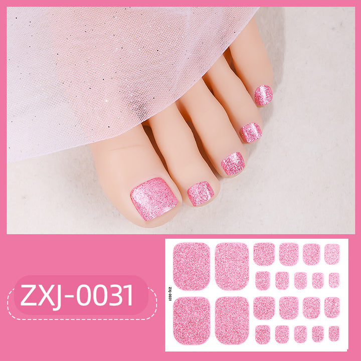 Premium Glitter Fußnagelabdeckungen