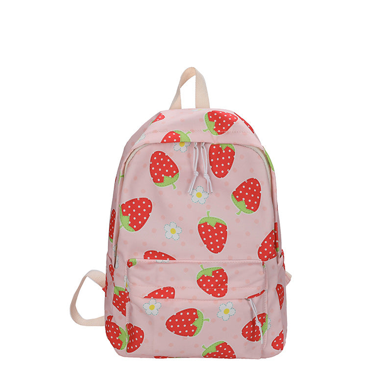 Verspielt gemusterter Rucksack Karnz