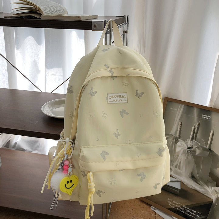 Schmetterlingsdruck Casual Rucksack Karnz