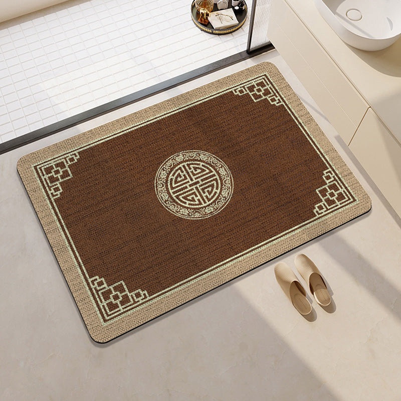 Elegante geometrische Badmatte Karnz