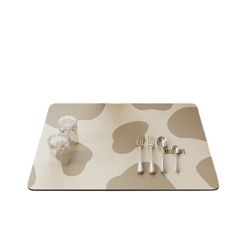 Stylische Leder Tischsets