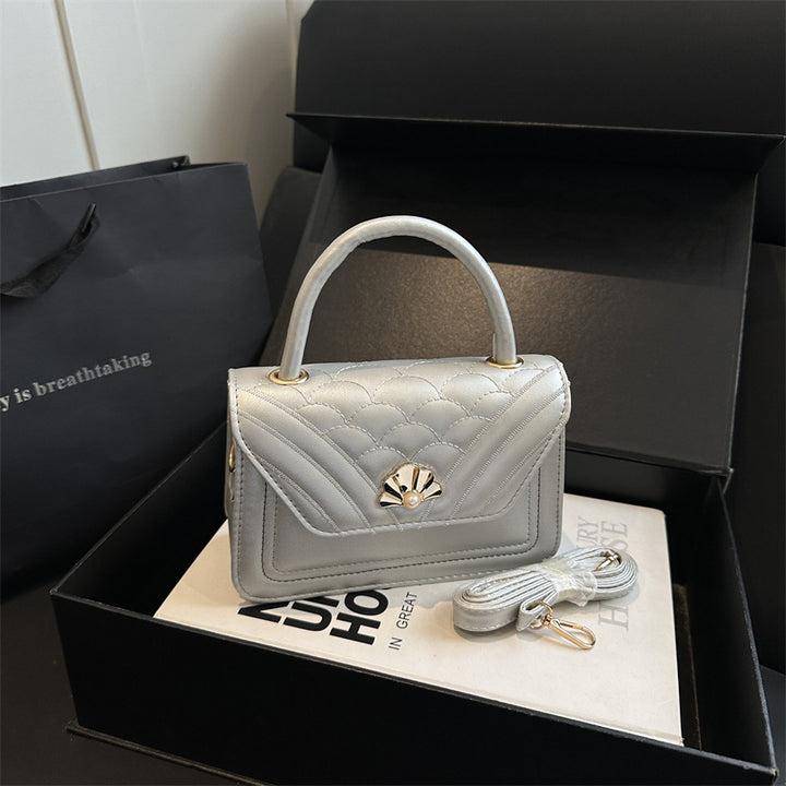 Gep quiltete Vintage-Handtasche