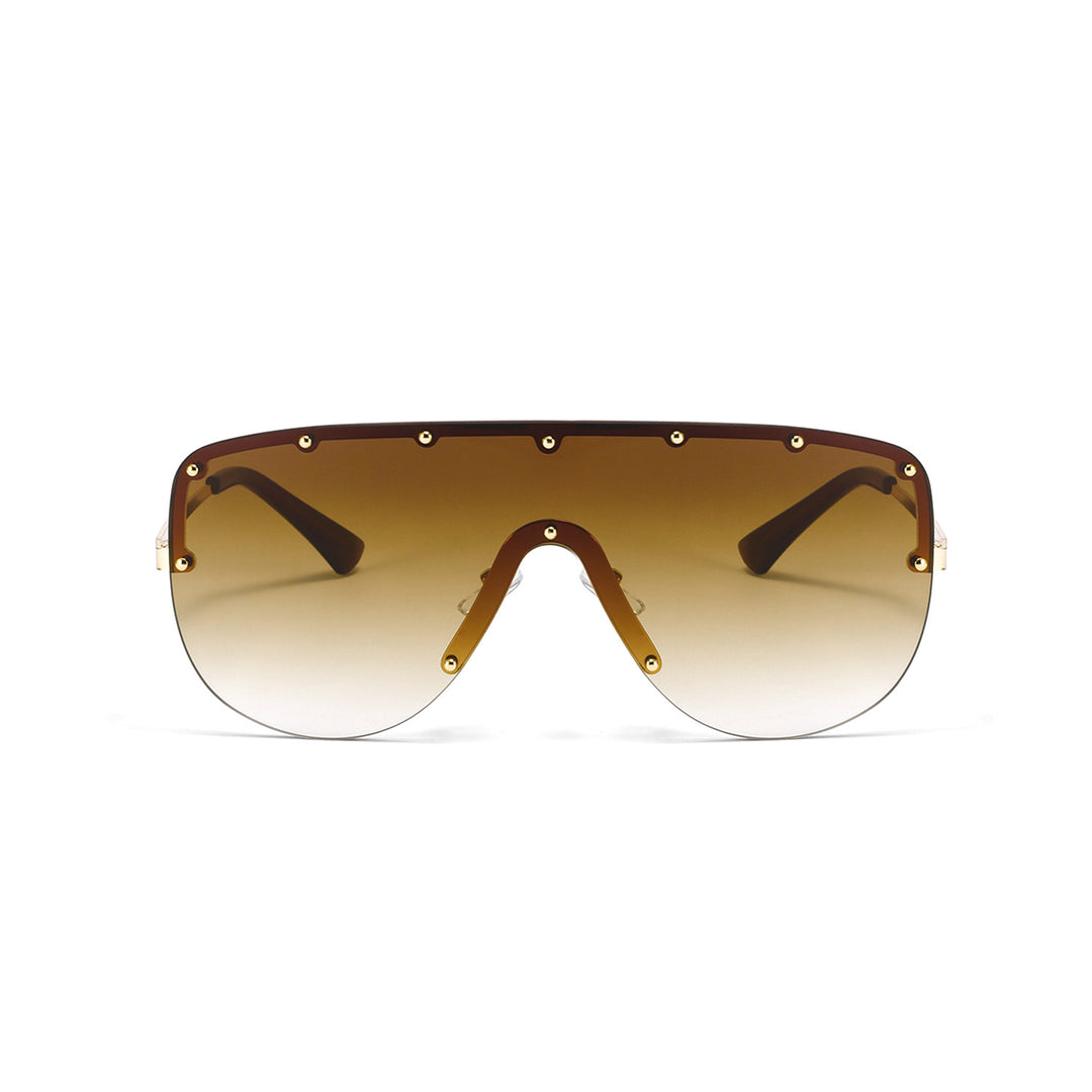 Damen futuristische oversized Sonnenbrille Karnz