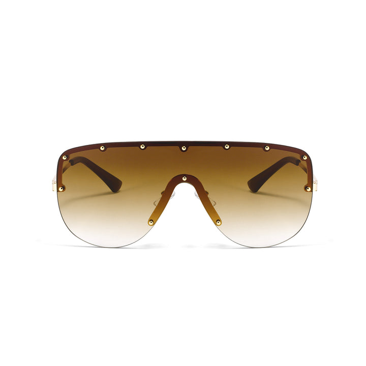 Damen futuristische oversized Sonnenbrille Karnz