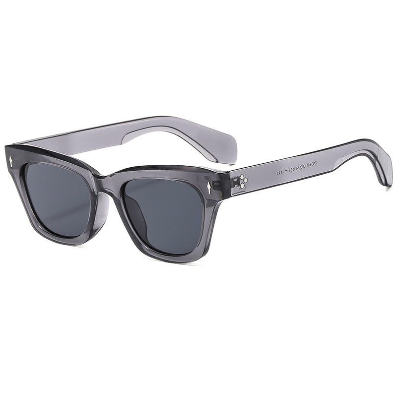 Damen Cat-Eye Sonnenbrille mit modernem, transparentem Rahmen und UV-Schutz Karnz