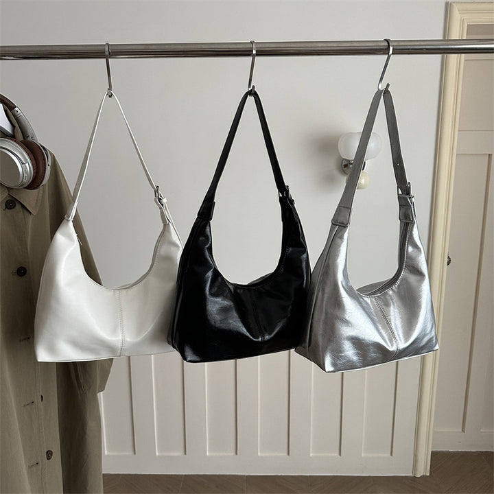 Stylische Weiche Leder Schultertasche