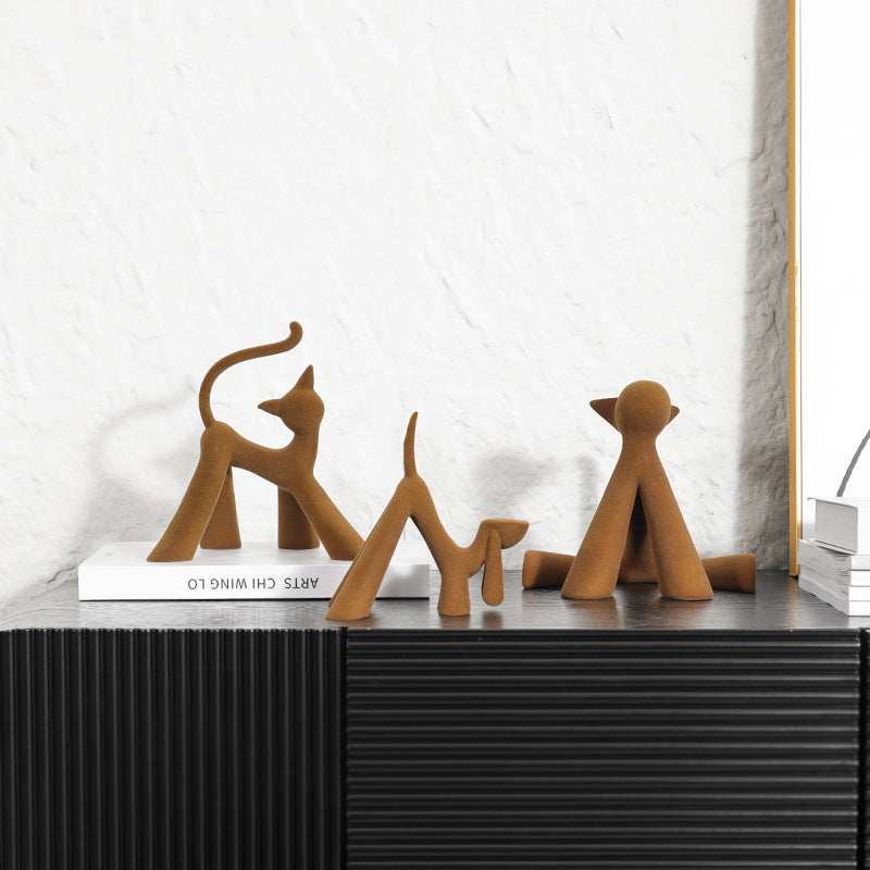 Verspielte Hundefigur